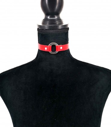 Leather choker C29