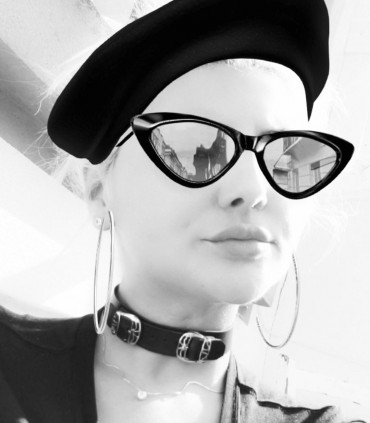 Choker din piele C151