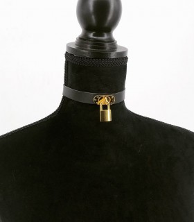 Choker din piele C146