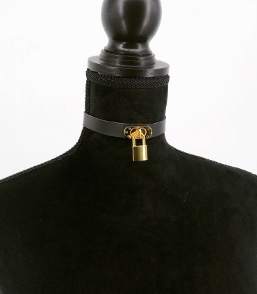 Choker din piele C146