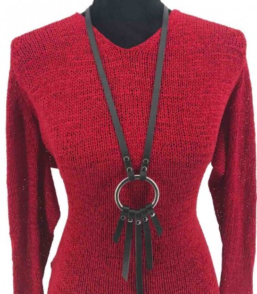 CHOKER DIN PIELE C132