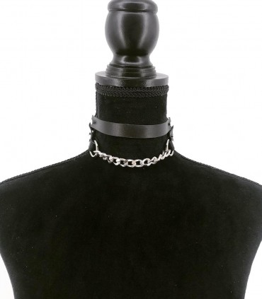 CHOKER DIN PIELE C131