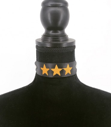 Choker din piele C128