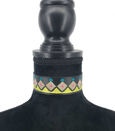 Choker din piele C122