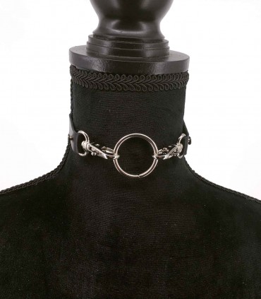 Choker din piele C106